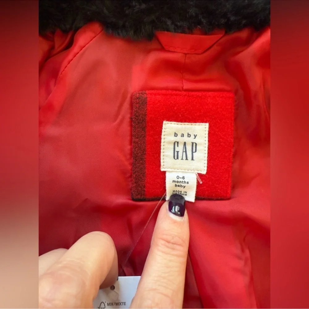 Baby gap buffalo plaid jacket